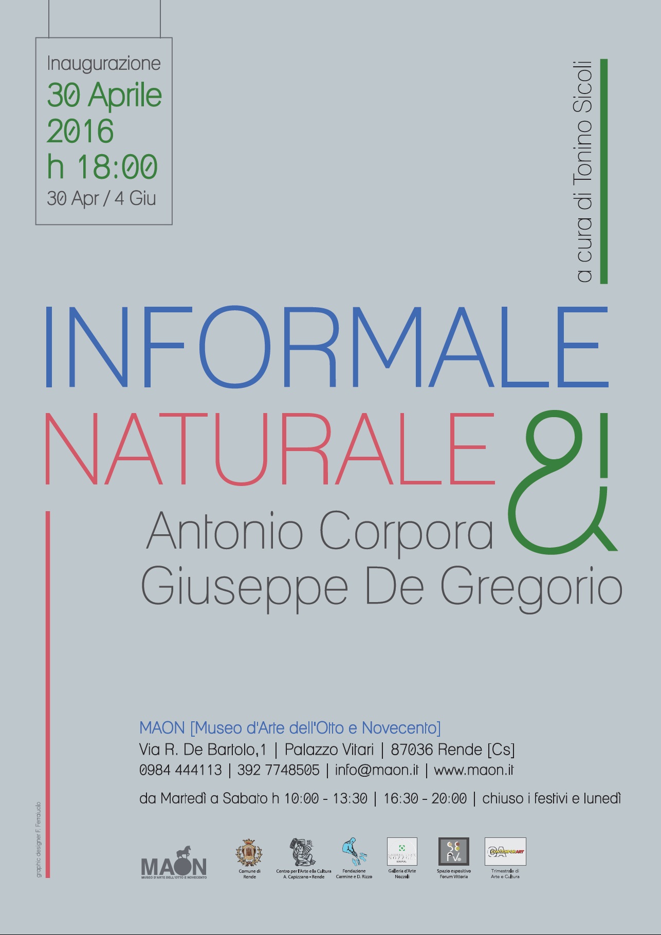 Antonio Corpora / Giuseppe De Gregorio – Informale Naturale
